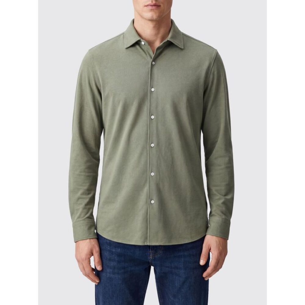 Brooksfield Shirt Men Green